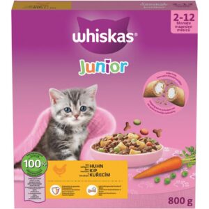 Whiskas Trockenfutter Junior Huhn 800 g