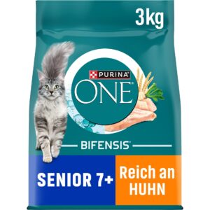 Purina ONE Trockenfutter Senior 7+ Huhn 3 kg