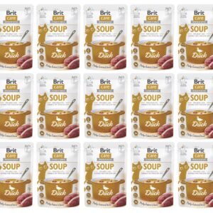 Brit Katzen-Snack Care Cat Soup with Duck 15 x 75 g