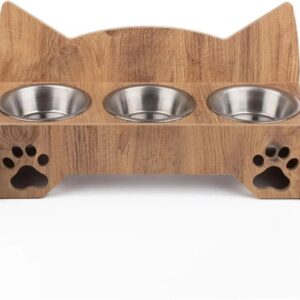 Paws & Whiskers Futterbar mit Näpfe Apvm16
