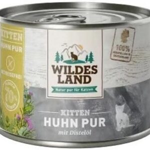 Wildes Land Kitten Huhn PUR Dose, Distelöl