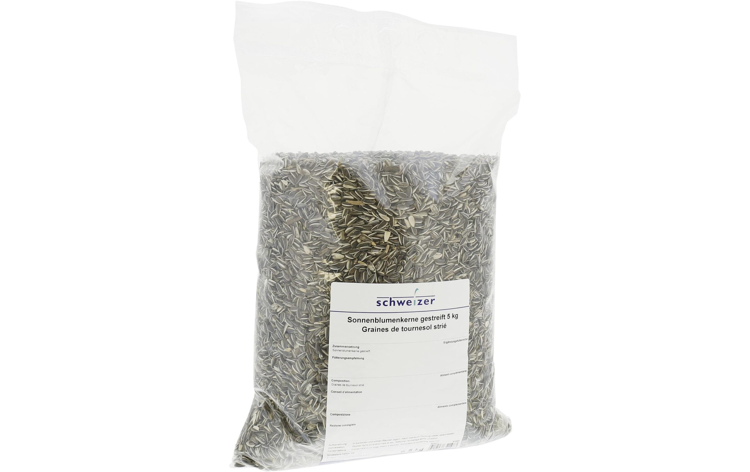 Eric Schweizer Wintervogelfutter Sonnenblumenkerne gestreift, 5 kg