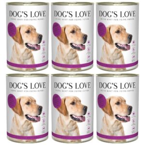 Dog’s Love Nassfutter Adult Lamm, 6 x 400 g
