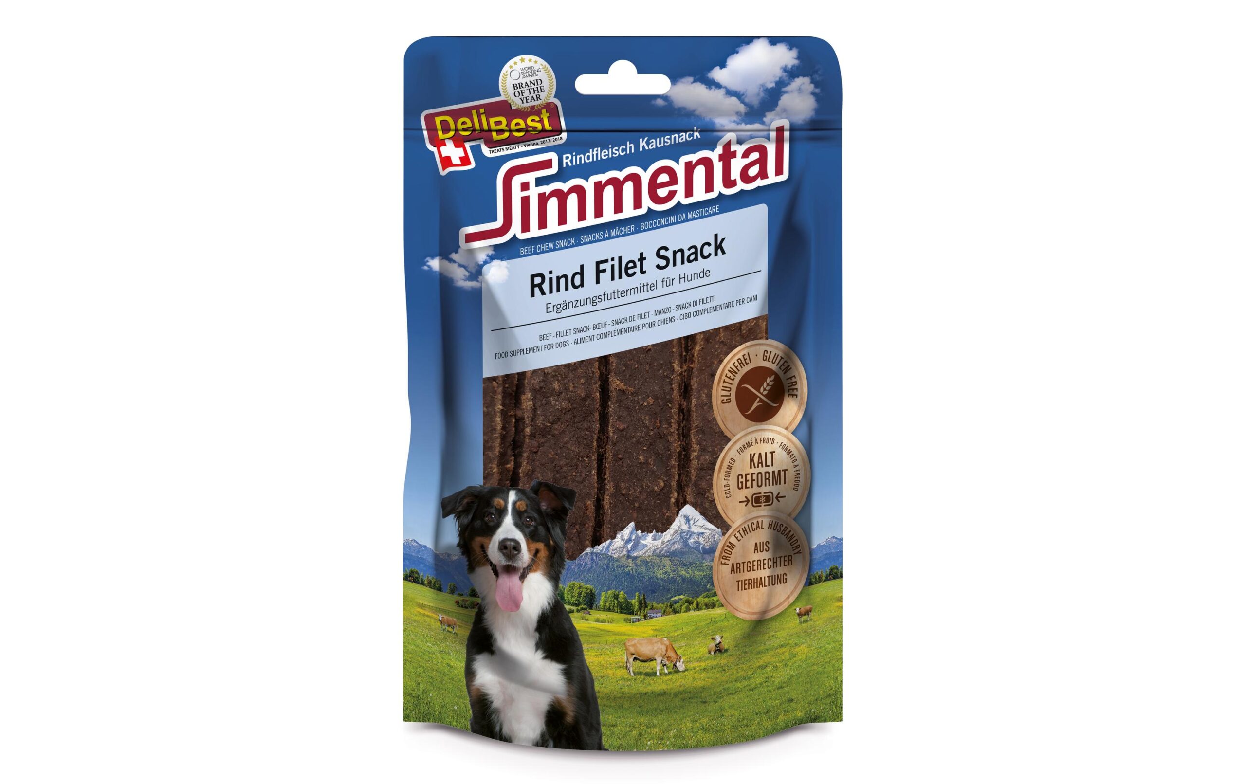 DeliBest Simmental Rind Filet Snack, 90 g