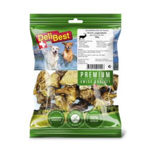DeliBest Kausnack Premium Hirschlungenstücke, 100 g
