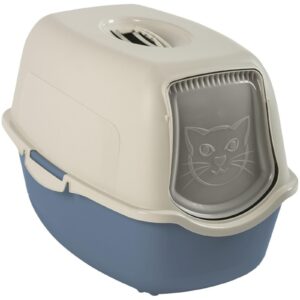 Rotho Katzentoilette Bailey Eco, Sand – Blau