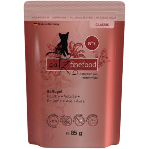 catz finefood Nassfutter No.03 Geflügel, 85 g