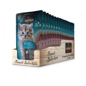 Leonardo Cat Food Nassfutter Kitten Geflügel, 16 x 85 g