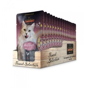 Leonardo Cat Food Nassfutter Geflügel & Ei, 16 x 85 g