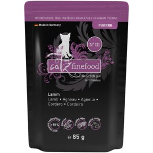catz finefood Nassfutter Purrrr No.111 Lamm, 85 g