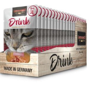 Leonardo Cat Food Katzen-Snack Drink Rind, 20 x 40 g