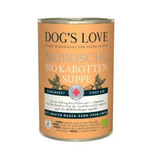Dog’s Love Hunde-Nahrungsergänzung Morosche BIO Karottensuppe, 400 g