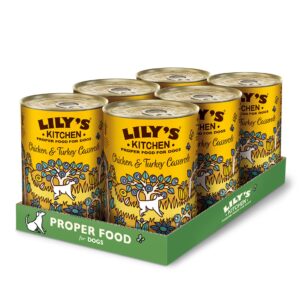 Lily’s Kitchen Nassfutter Huhn & Truthahn, 6 x 400 g