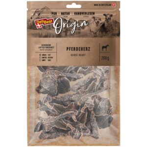 DeliBest Kausnack Origin Pferdeherz 200 g