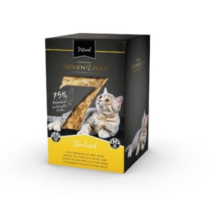 7Lives Nassfutter Sterilised Hühnerfilet-Reis in Hühnerbrühe, 6x60g