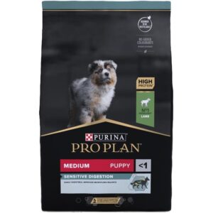 Purina Pro Plan Trockenfutter M Puppy Sensitive Digestion Lamm, 3 kg