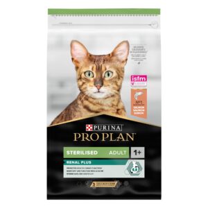 Purina Pro Plan Trockenfutter Steril. Renal Plus Adult Lachs 10 kg