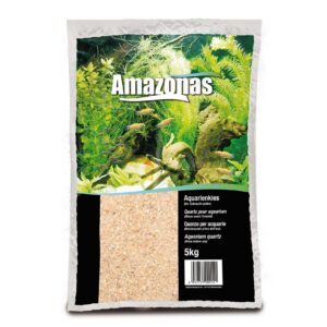 AMAZONAS Bodengrund Quarzsand 0-1 mm, 5 kg, Braun