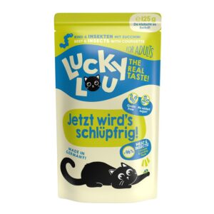 Lucky Lou Nassfutter Lifestage Adult Rind & Insekten, 125 g