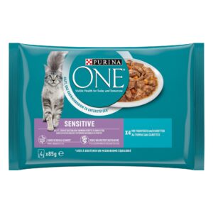 Purina ONE Trockenfutter Dual Nature Sterilised Rind & Spirulina, 650 g
