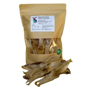 essendia Kausnack Kaninchenohren ohne Fell, 150 g
