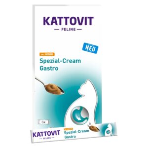 Kattovit Snack Spezial-Cream Gastro Huhn, 6 x 15 g