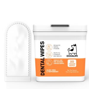 DogsLife Zahnreinigung Dental Wipes 50 Stück