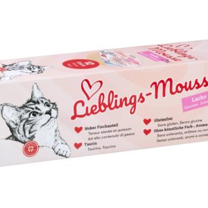 naturaCat Nassfutter Lieblings-Mousse Lachs, 12 x 85 g