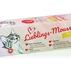naturaCat Nassfutter Lieblings-Mousse Poulet, 12 x 85 g