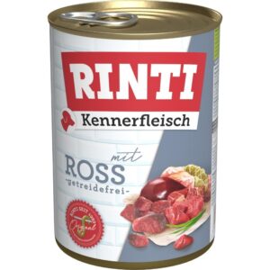 Rinti Nassfutter Kennerfleisch pur Dose Ross, 400 g