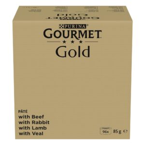 Purina Gourmet Nassfutter Gourmet Gold Feine Pastete Fleisch 96 x 85 g