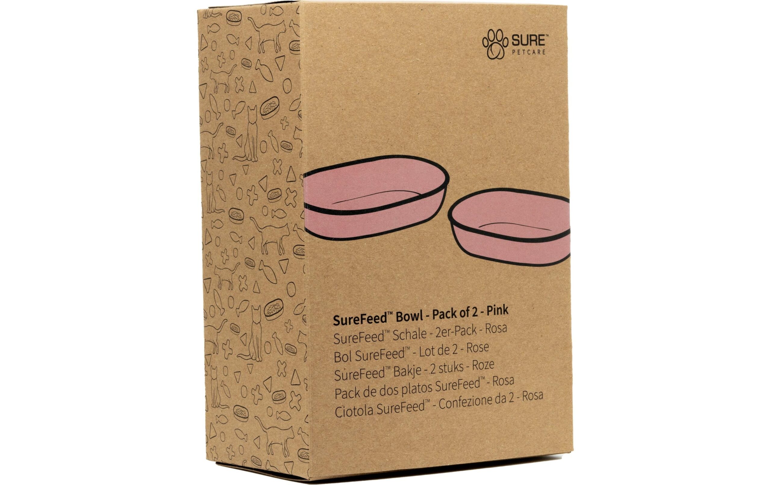 SureFeed Zubehör Einzel-Ersatzschale, 2 Stück, Pink