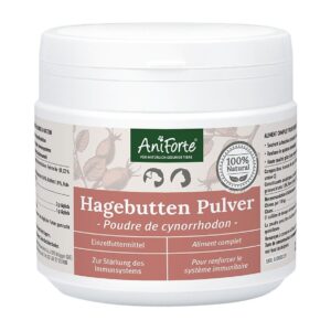 AniForte Hunde-Nahrungsergänzung Hagebutten Pulver, 250 g