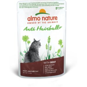 Almo Nature Holistic Functional Cat Anti-Hairball mit Rind 70 g