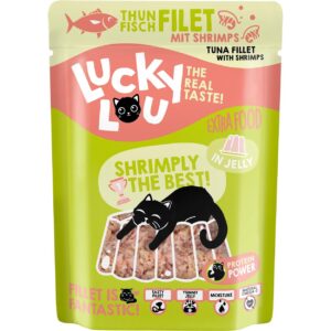 Lucky Lou Extra Food Thunfisch & Shrimps in Gelée, 70 g