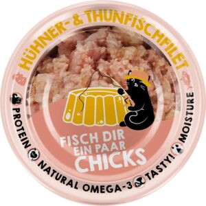Lucky Lou Extra Food Thunfisch-&Hühnerfilet in Gelée, 70 g