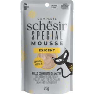 Schesir Nassfutter Special Mousse Exigent, 70 g