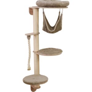 Kerbl Kratzbaum Dolomit Grappa – Taupe, 80 x 66 x 158 cm