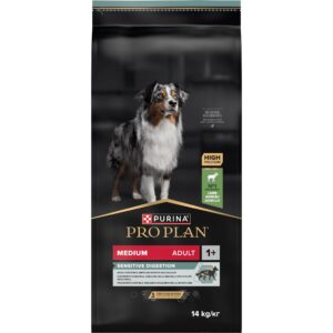 Purina Pro Plan Trockenfutter M Adult Sensitive Digestion Lamm, 14 kg
