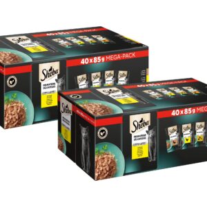 Sheba Nassfutter Delikatesse in Gelée 2x 40 x 85 g