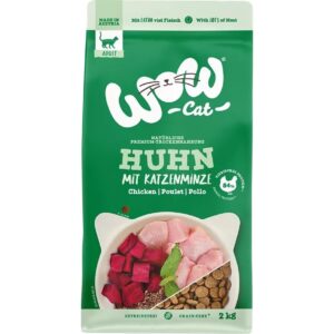 WOW Cat Trockenfutter Adult Huhn, 2 kg