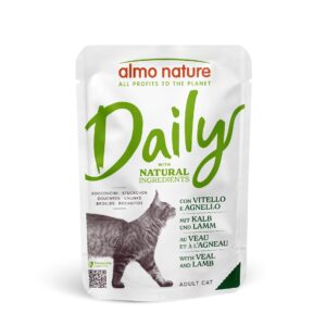 Almo Nature Nassfutter Daily mit Kalb und Lamm 70g