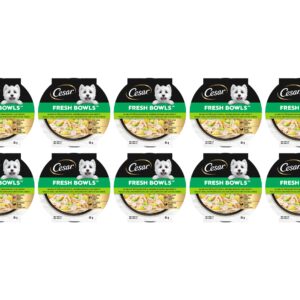 Cesar Nassfutter Fresh Bowls Huhn, Süsskartoffeln 10 x 85 g