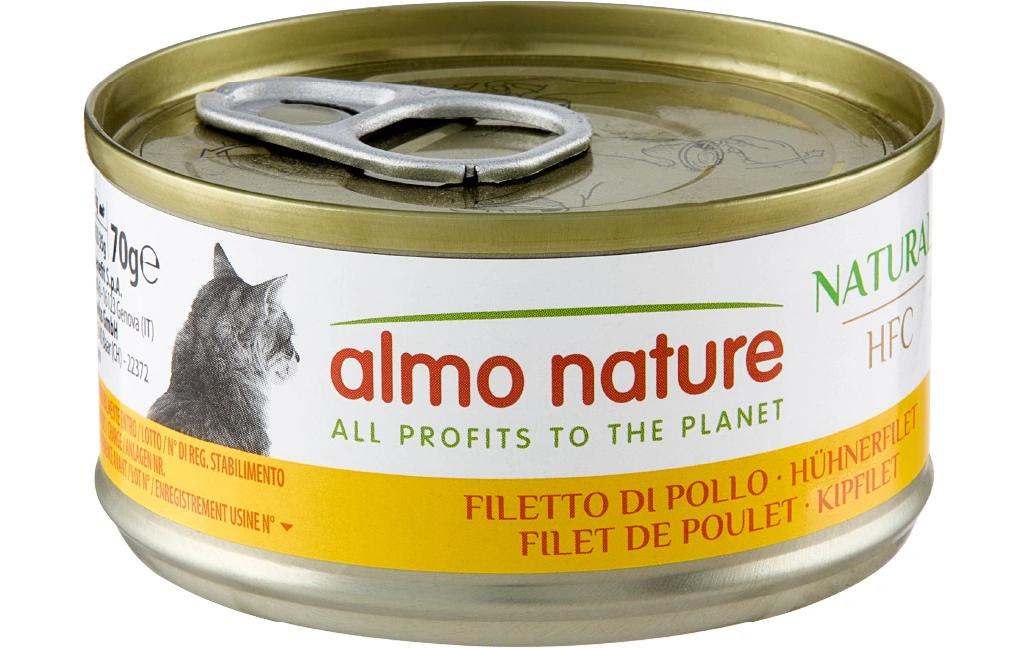 Almo Nature Nassfutter HFC Natural Cat Hühnerfilet 70 g