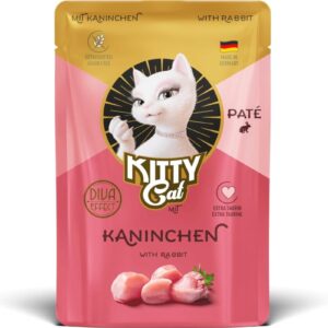 KITTY Cat Nassfutter KittyCat Paté Pouch Kaninchen 85 g