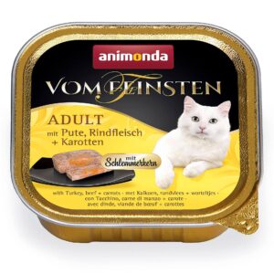 animonda Nassfutter vom Feinsten, Schlemmerkern Pute/Rind 100g