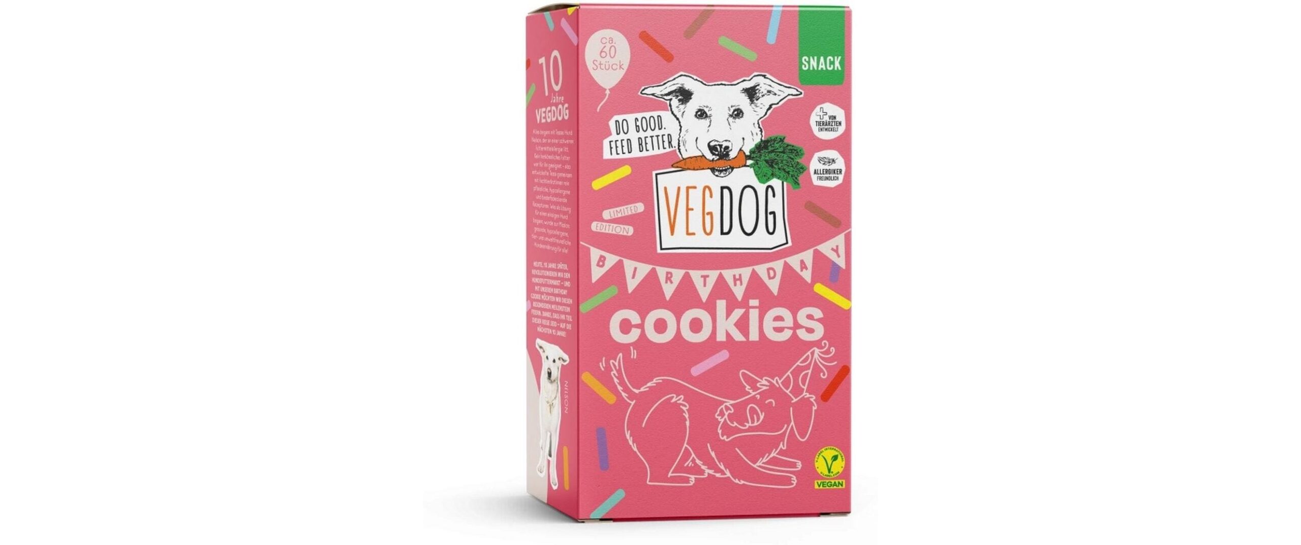 Vegdog Birthday Cookies 400 g