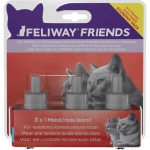 Feliway Wohlbefinden Friends Nachfüllflakon 3 Stück