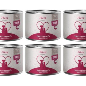 Herrmann’s Nassfutter Pferd Reinfleisch 6 x 200 g