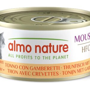 Almo Nature Nassfutter HFC Mousse Thunfisch und Garnelen 70 g
